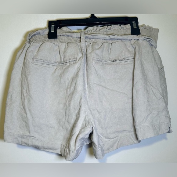 Daytrip khaki paper bag shorts size L - Picture 2 of 7
